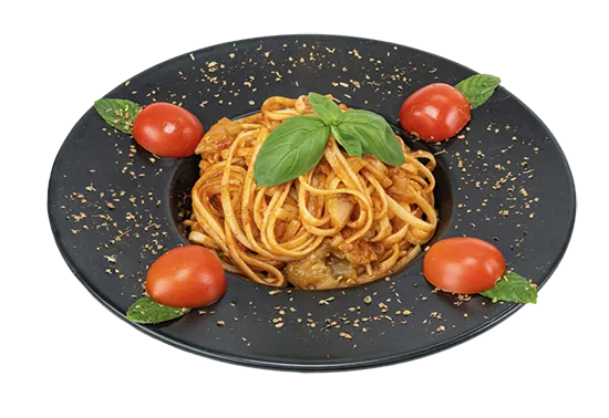 Patlıcna Soslu Spagetti